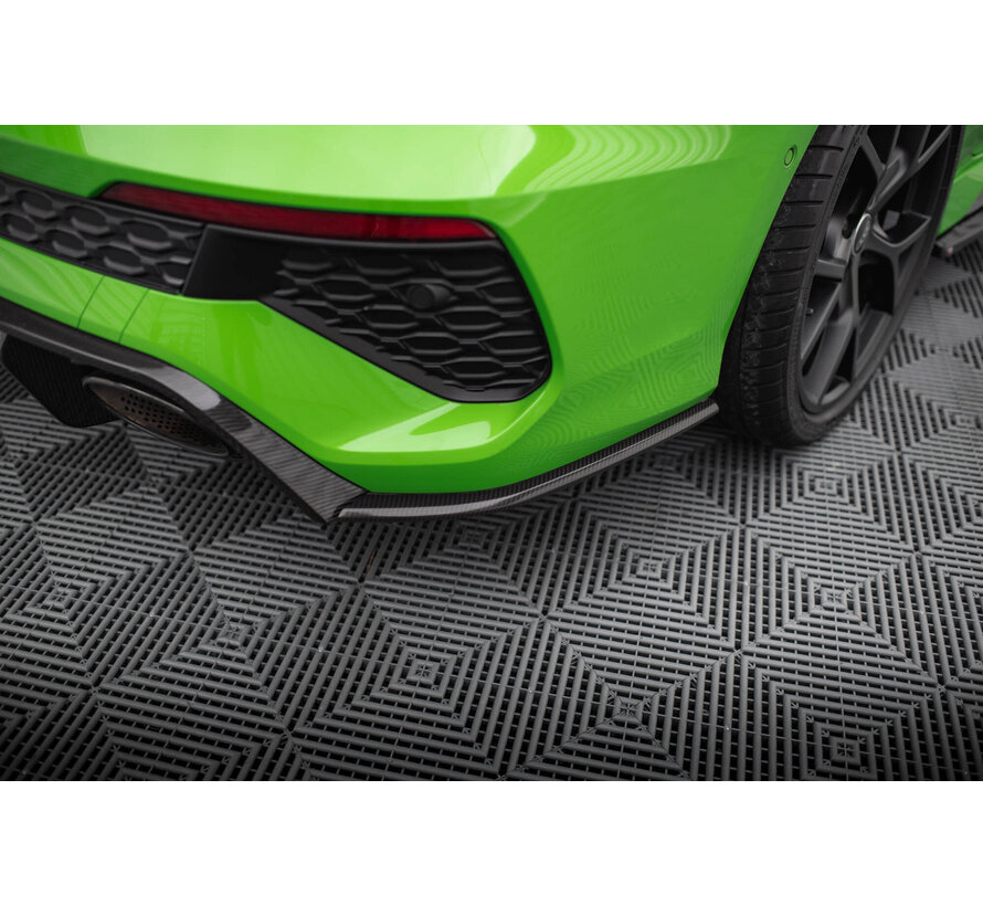 Maxton Design Prepreg Carbon Fiber Rear Side Splitters V.2 Audi RS3 Sedan 8Y