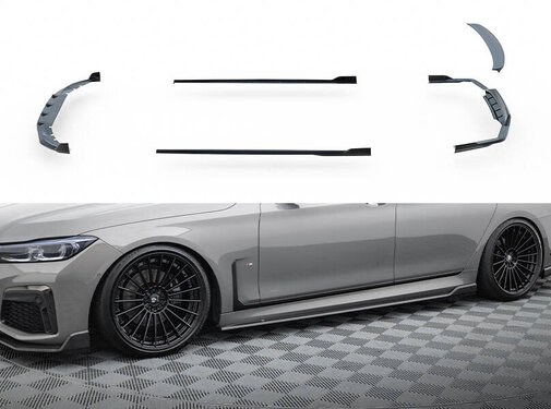 Maxton Design Maxton Design Set of Prepreg Carbon Fiber Splitters passend voor BMW 7 M-Pack G11 Facelift