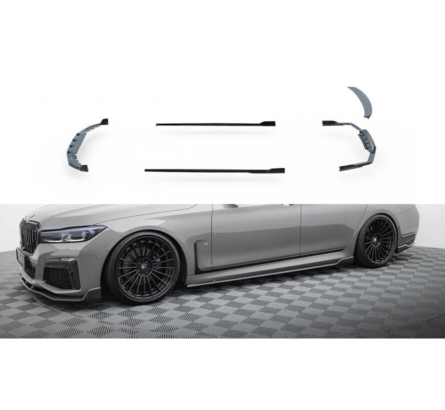 Maxton Design Set of Prepreg Carbon Fiber Splitters BMW 7 M-Pack G11 Facelift