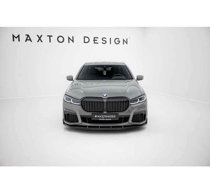 Maxton Design Prepreg Carbon Fiber Front Splitter + ABS Splitter BMW 7 M-Pack G11 Facelift