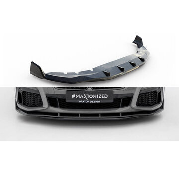 Maxton Design Maxton Design Prepreg Carbon Fiber Front Splitter + ABS Splitter BMW 7 M-Pack G11 Facelift