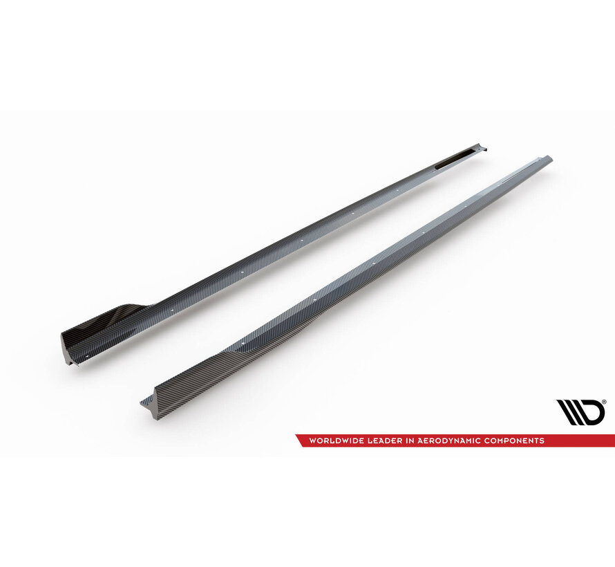 Maxton Design Prepreg Carbon Fiber Side Skirts BMW 7 M-Pack G11 Facelift