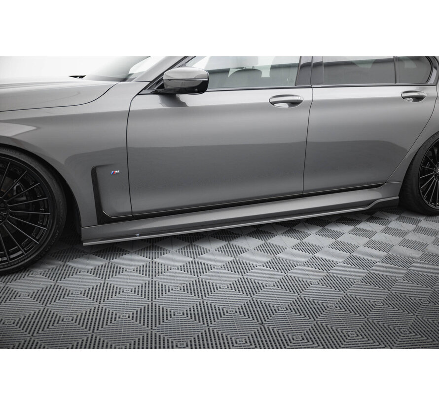 Maxton Design Prepreg Carbon Fiber Side Skirts BMW 7 M-Pack G11 Facelift