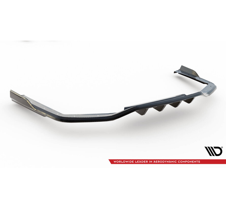 Maxton Design Prepreg Carbon Fiber Rear Splitter BMW 7 M-Pack G11 / G12 Facelift