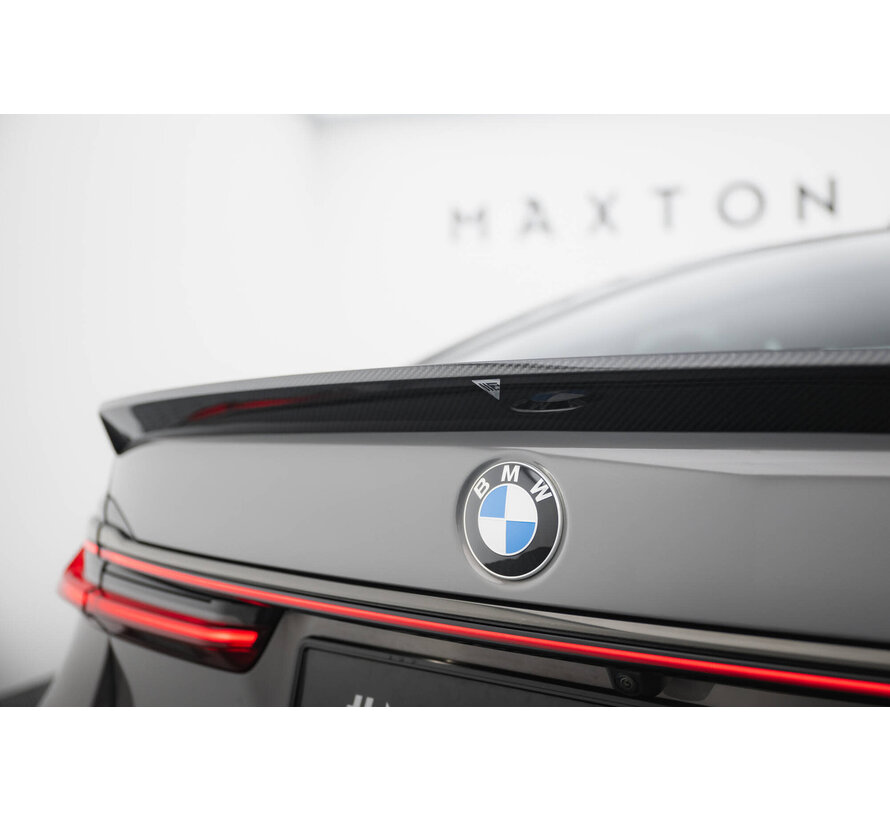 Maxton Design Prepreg Carbon Fiber Tailgate Spoiler BMW 7 G11 / G11 Facelift