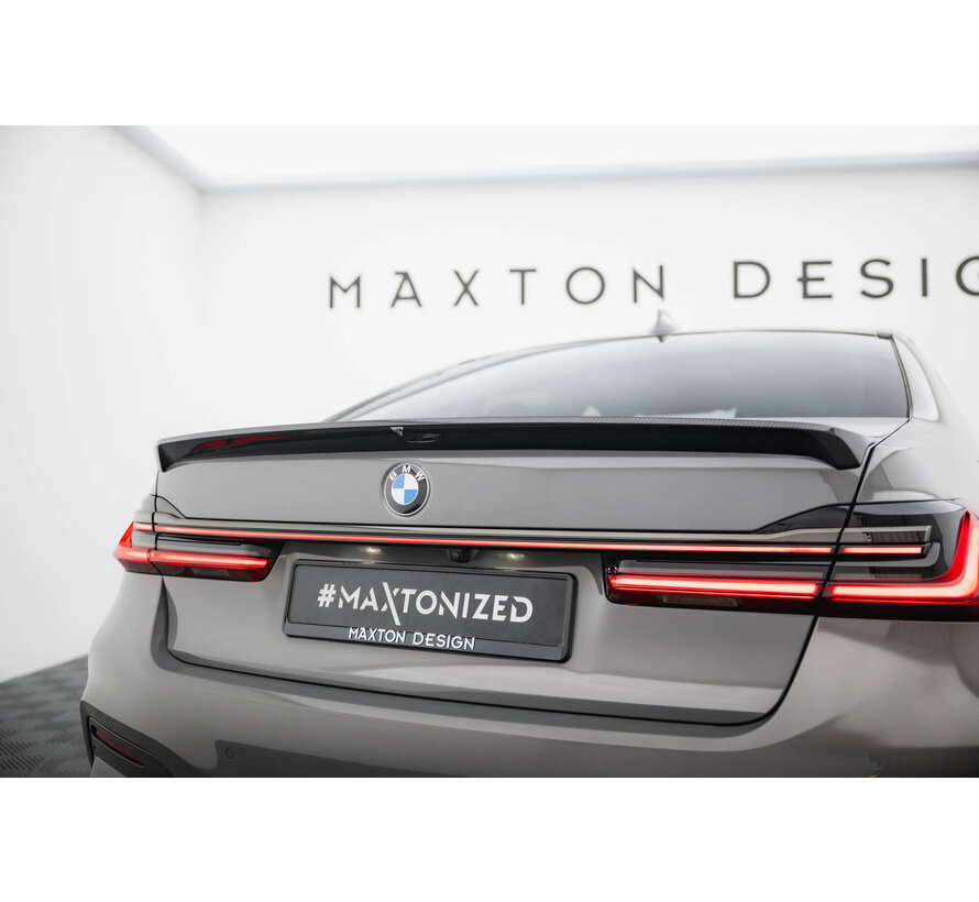 Maxton Design Prepreg Carbon Fiber Tailgate Spoiler BMW 7 G11 / G11 Facelift