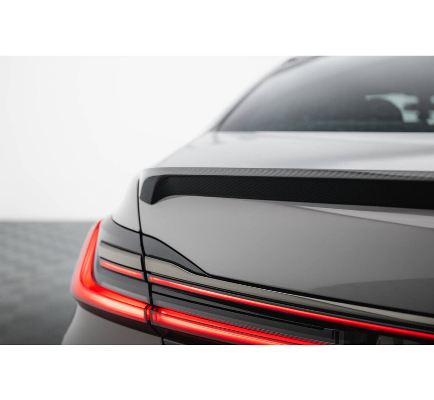 Maxton Design Prepreg Carbon Fiber Tailgate Spoiler BMW 7 G11 / G11 Facelift