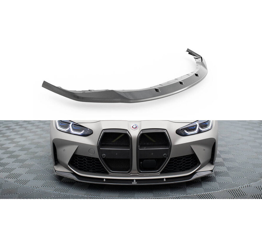 Maxton Design Prepreg Carbon Fiber Front Splitter V.3 BMW M4 G82  / M3 G80