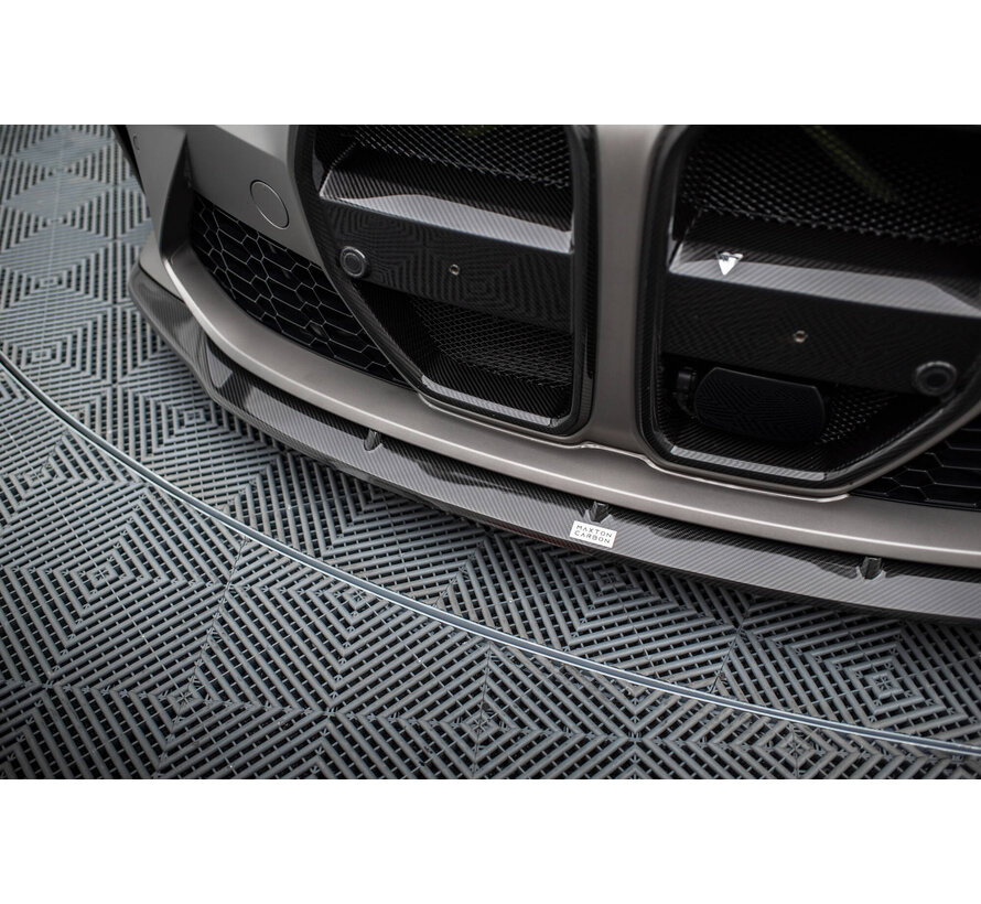 Maxton Design Prepreg Carbon Fiber Front Splitter V.3 BMW M4 G82  / M3 G80