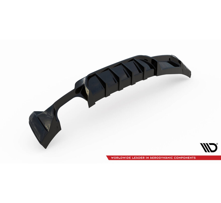 Maxton Design Rear Valance BMW 4 Coupe / Gran Coupe / Cabrio M-Pack F32 / F36 / F33 (Version with exhaust on one side)