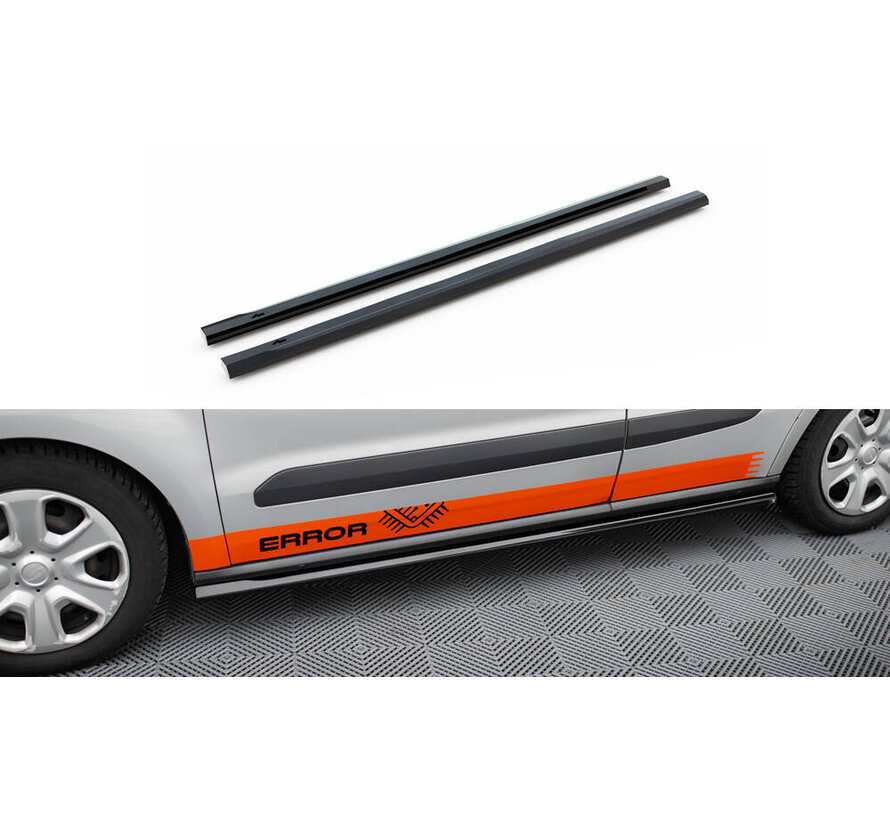 Maxton Design Side Skirts Diffusers Ford Transit Courier Mk1