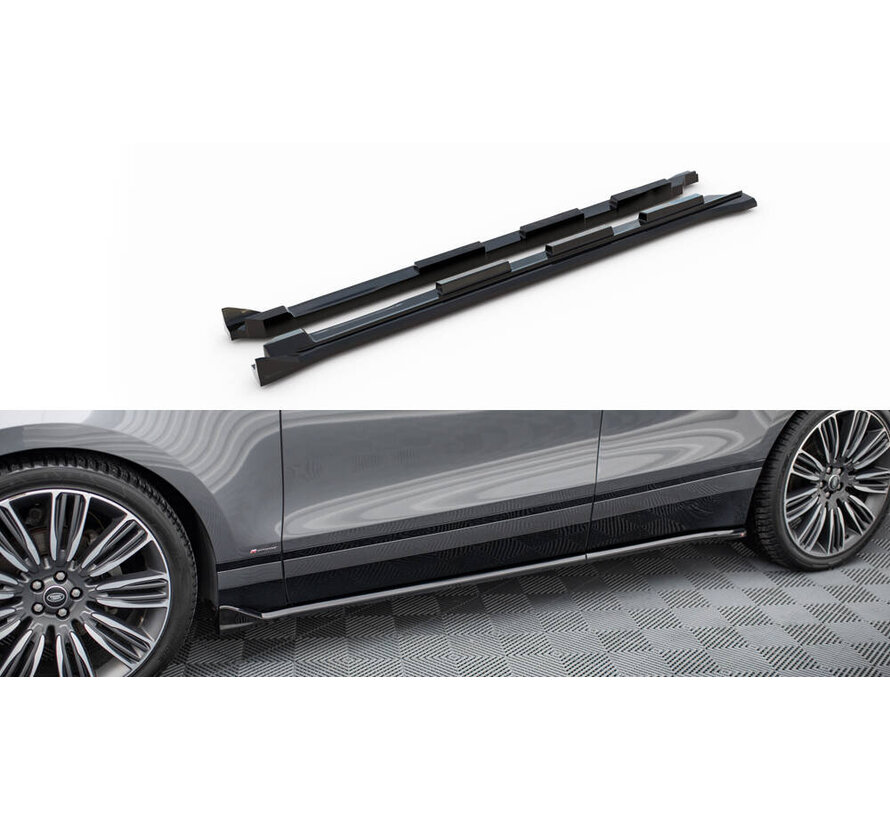 Maxton Design Side Skirts Diffusers Land Rover Range Rover Velar R-Dynamic Mk1