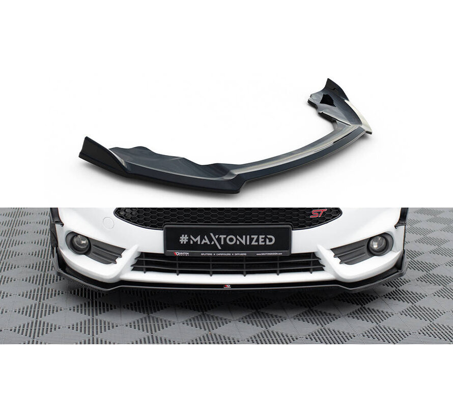 Maxton Design Front Splitter V.5 Ford Fiesta ST Mk7 Facelift
