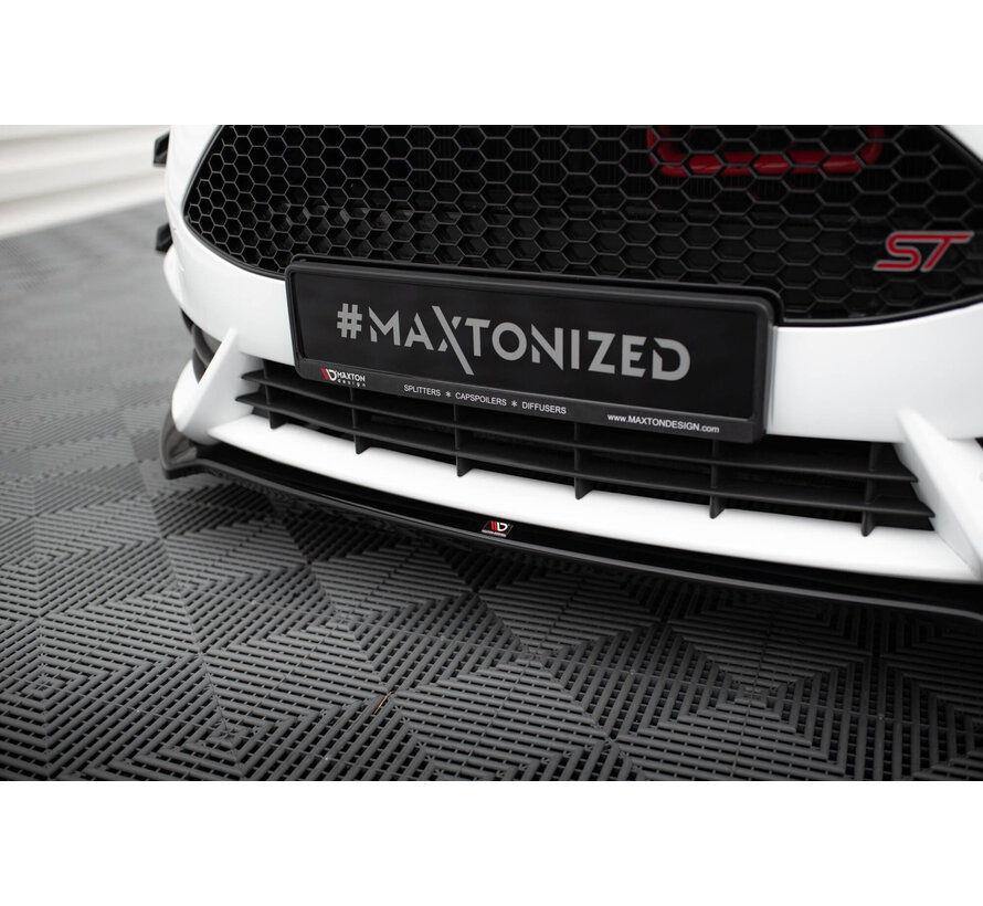 Maxton Design Front Splitter V.5 Ford Fiesta ST Mk7 Facelift