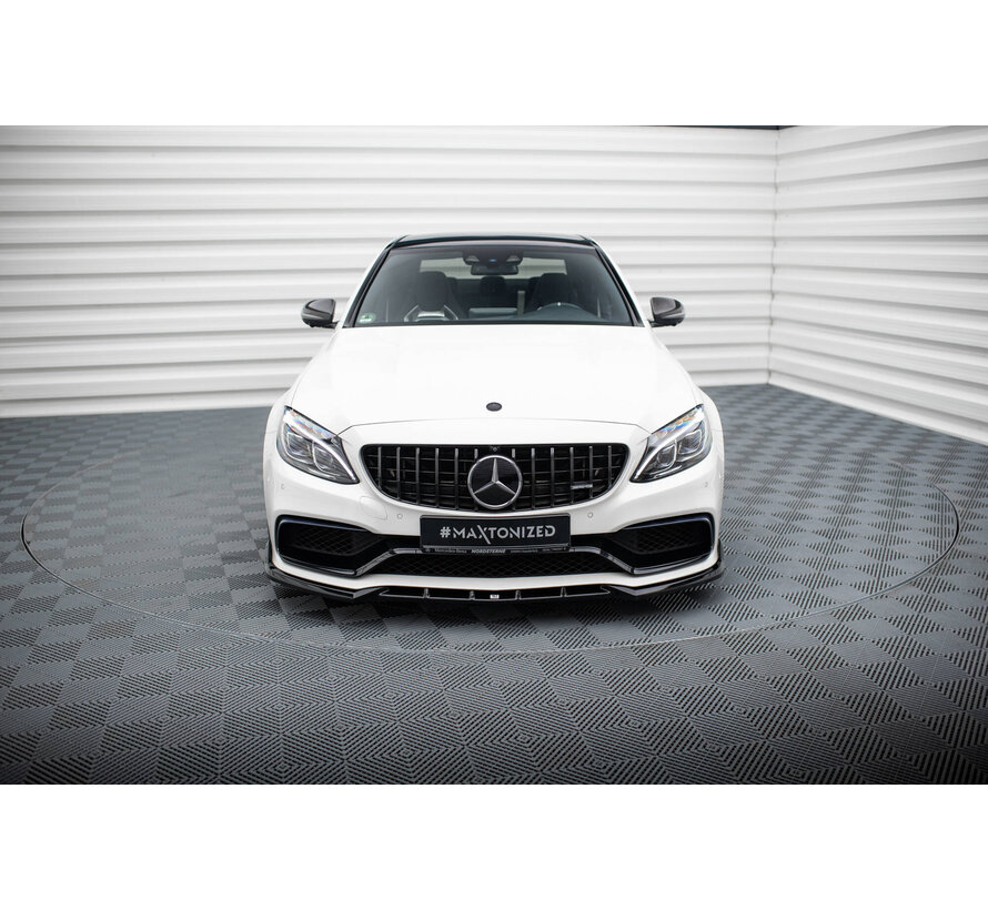 Maxton Design Front Splitter V.2 Mercedes-AMG C63 Sedan / Estate W205 / S205