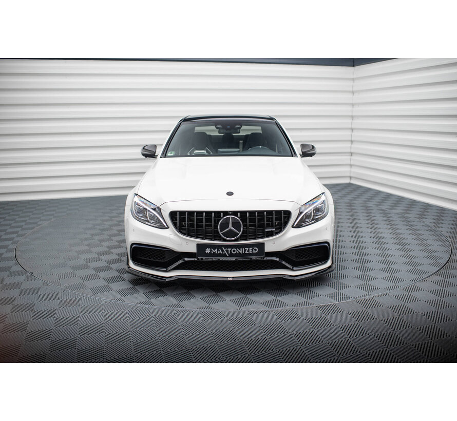 Maxton Design Front Splitter V.3 Mercedes-AMG C63 Sedan / Estate W205 / S205