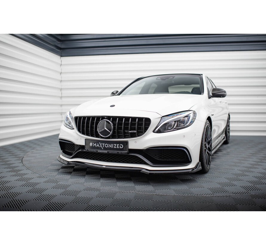 Maxton Design Front Splitter V.3 Mercedes-AMG C63 Sedan / Estate W205 / S205