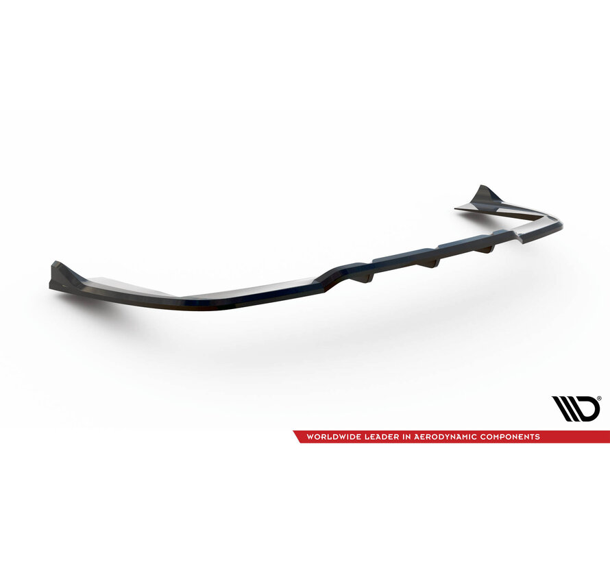 Maxton Design Rear Splitter (with vertical bars) Mercedes-AMG C63 Sedan / Estate W205 / S205