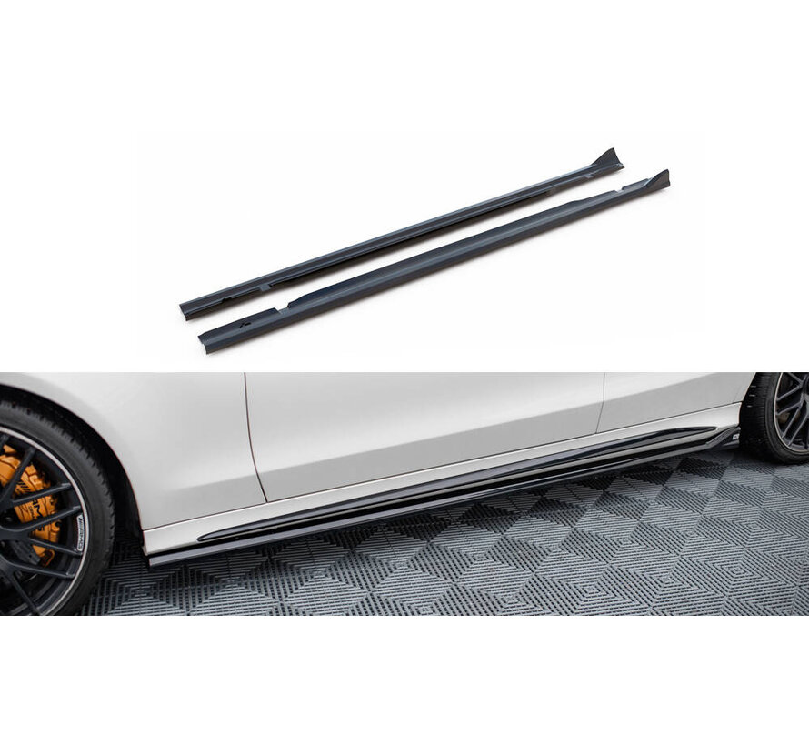 Maxton Design Side Skirts Diffusers V.2 Mercedes-AMG C63 Sedan / Estate W205 / S205