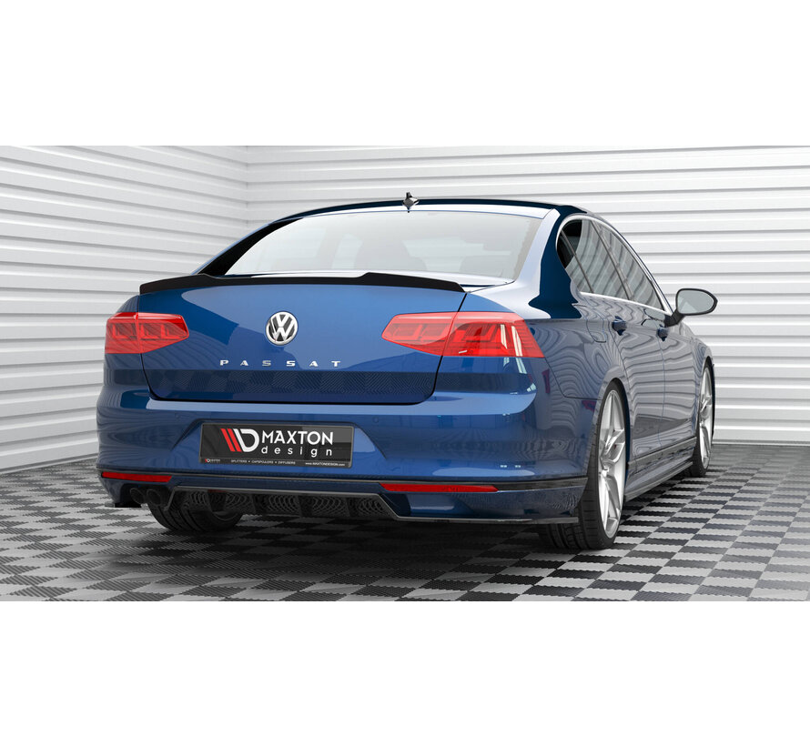 Maxton Design Spoiler Cap Volkswagen Passat Sedan R-Line Mk8