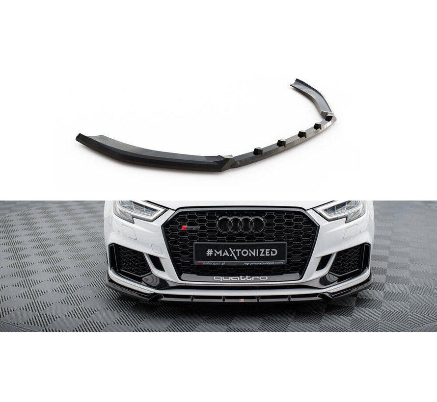 Maxton Design Front Splitter V.3 Audi RS3 Sedan 8V Facelift