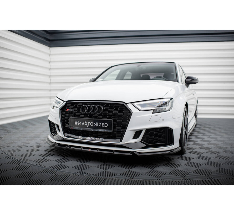 Maxton Design Front Splitter V.3 Audi RS3 Sedan 8V Facelift