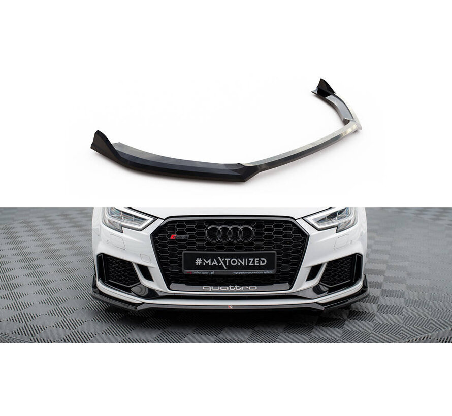 Maxton Design Front Splitter V.4 Audi RS3 Sedan 8V Facelift