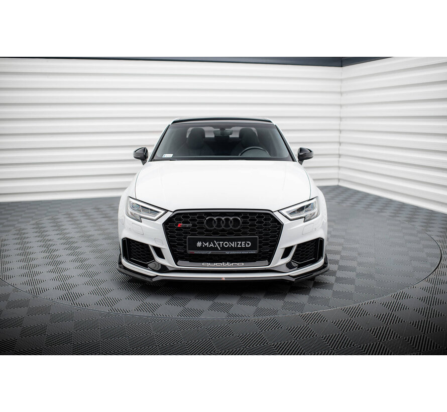 Maxton Design Front Splitter V.4 Audi RS3 Sedan 8V Facelift
