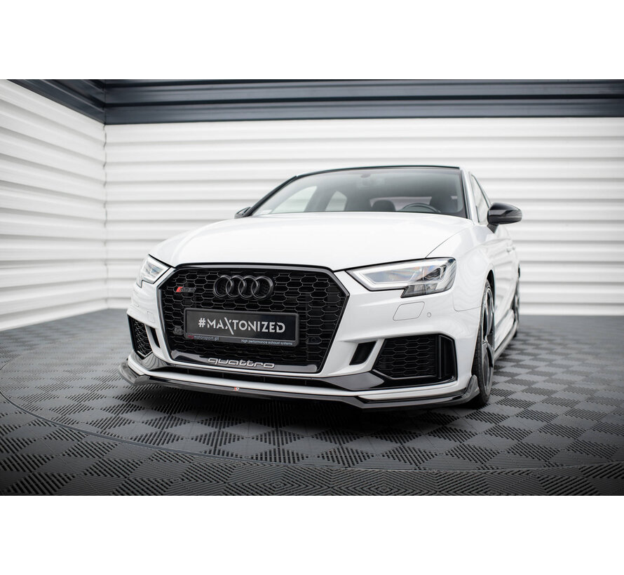 Maxton Design Front Splitter V.4 Audi RS3 Sedan 8V Facelift