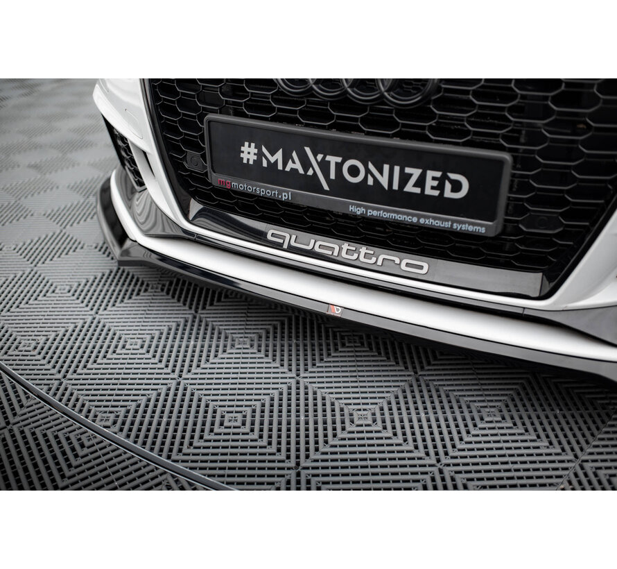 Maxton Design Front Splitter V.4 Audi RS3 Sedan 8V Facelift