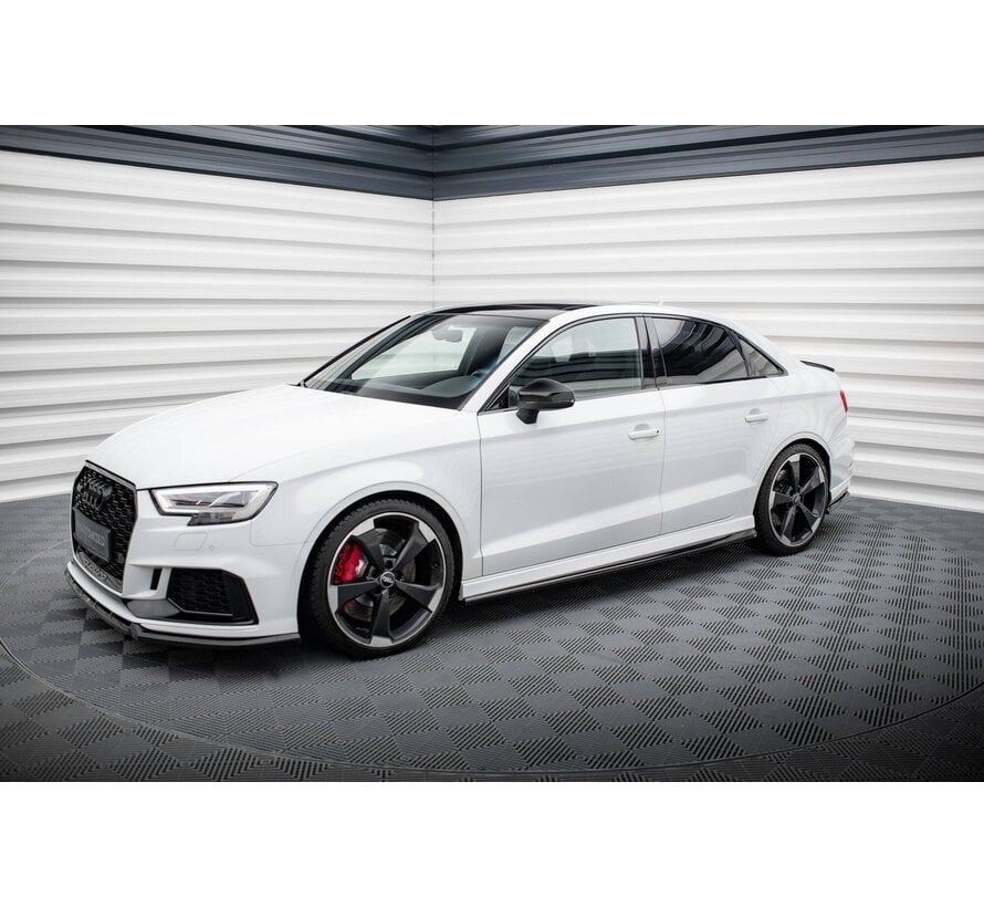 Maxton Design Side Skirts Diffusers V.2 Audi RS3 Sedan 8V Facelift
