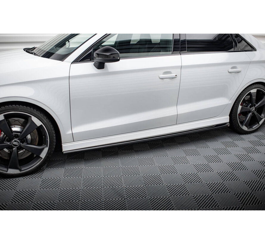 Maxton Design Side Skirts Diffusers V.2 Audi RS3 Sedan 8V Facelift