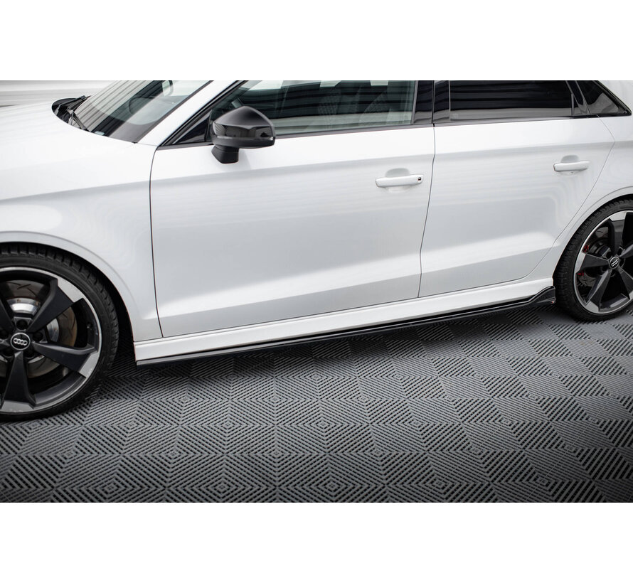 Maxton Design Side Skirts Diffusers V.3 Audi RS3 Sedan 8V Facelift