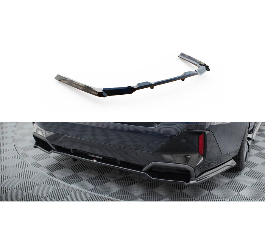 Maxton Design Rear Splitter (with vertical bars) V.1 BMW 5 / i5 M-Pack G60