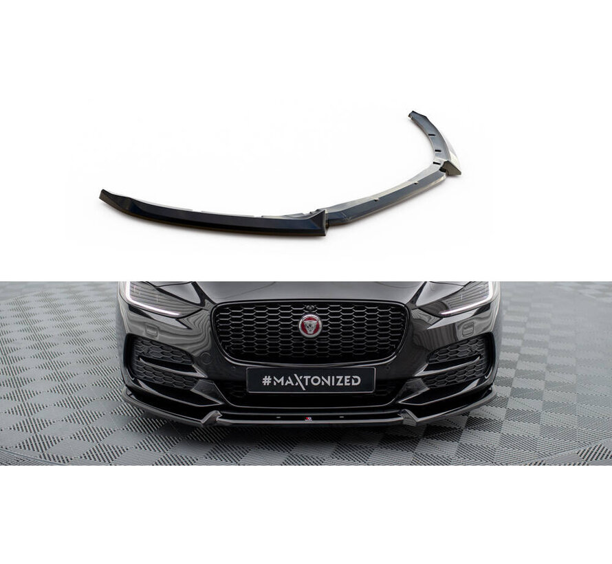 Maxton Design Front Splitter V.2 Jaguar XE X760 Facelift
