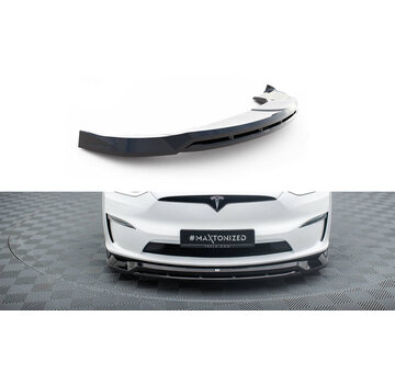 Maxton Design Maxton Design Front Splitter V.1 Tesla Model X Mk1 Facelift