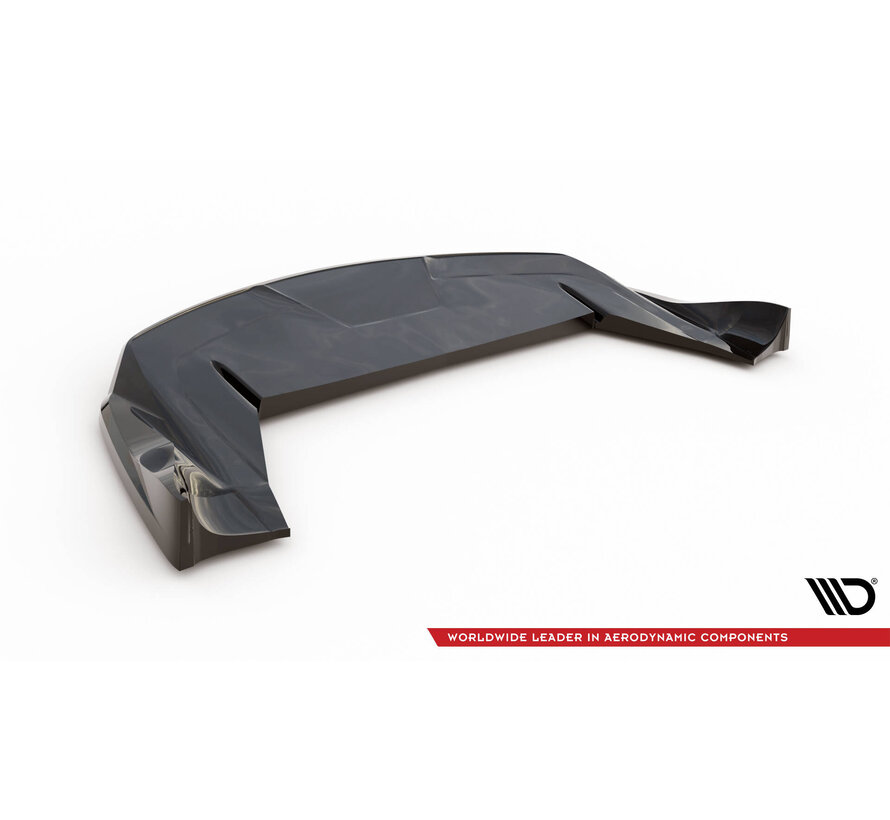 Maxton Design Rear Splitter (with vertical bars) Tesla Model X Mk1 Facelift