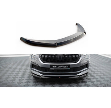 Maxton Design Maxton Design Front Splitter V.1 Skoda Kodiaq Sportline Mk1 Facelift