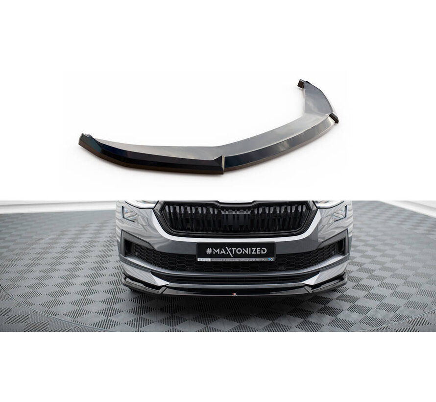Maxton Design Front Splitter V.1 Skoda Kodiaq Sportline Mk1 Facelift