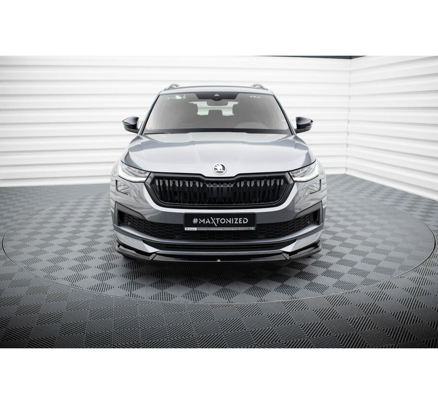 Maxton Design Front Splitter V.1 Skoda Kodiaq Sportline Mk1 Facelift
