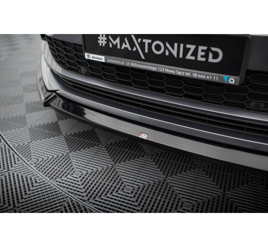 Maxton Design Front Splitter V.1 Skoda Kodiaq Sportline Mk1 Facelift