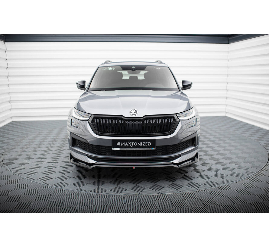 Maxton Design Front Splitter V.2 Skoda Kodiaq Sportline Mk1 Facelift