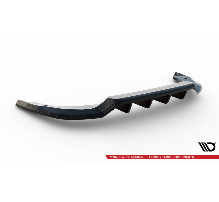 Maxton Design Rear Splitter (with vertical bars) Skoda Kodiaq Sportline Mk1 Facelift