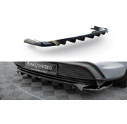 Maxton Design Maxton Design Rear Splitter (with vertical bars) Porsche Taycan / Taycan 4 / Taycan 4S / Taycan GTS Mk1