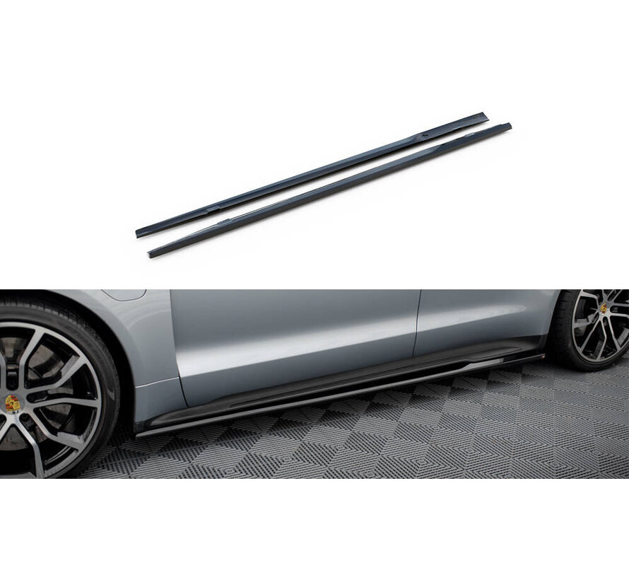 Maxton Design Side Skirts Diffusers Porsche Taycan Sport Design / Taycan 4 Sport Design / Taycan 4S Design / Taycan GTS Sport Design Mk1