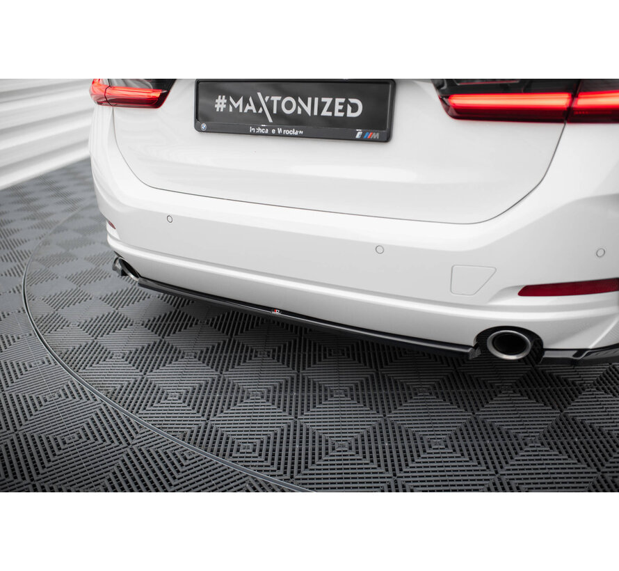 Maxton Design Rear Splitter for passend voor BMW 3 Sedan / Touring G20 / G21 Facelift