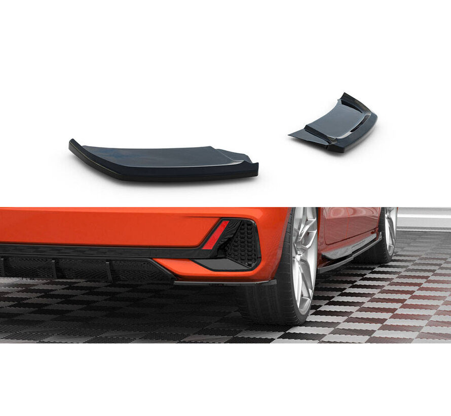 Maxton Design Rear Side Splitters V.2 Audi A1 S-Line GB