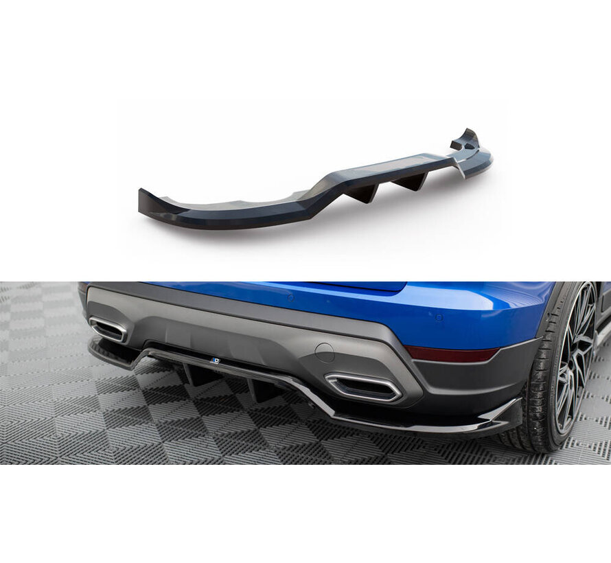 Maxton Design Rear Splitter (with vertical bars) Seat Arona FR Mk1 Facelift