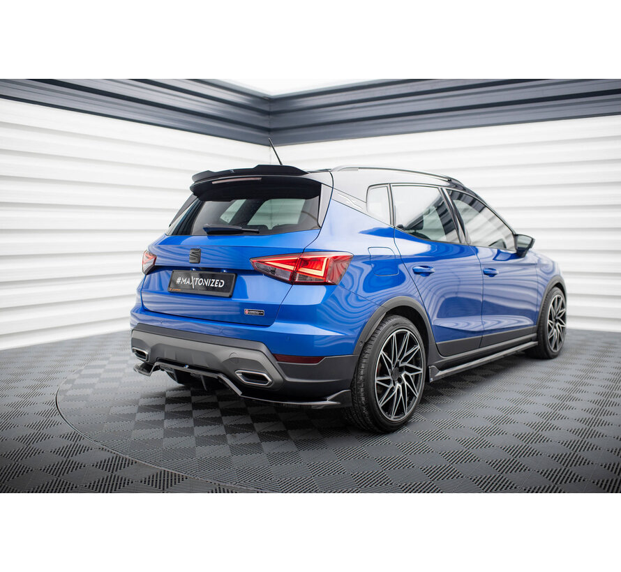Maxton Design Rear Splitter (with vertical bars) Seat Arona FR Mk1 Facelift