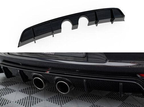 Maxton Design Maxton Design Rear Valance V.2 Volkswagen Scirocco Mk3 (R32 Exhaust)